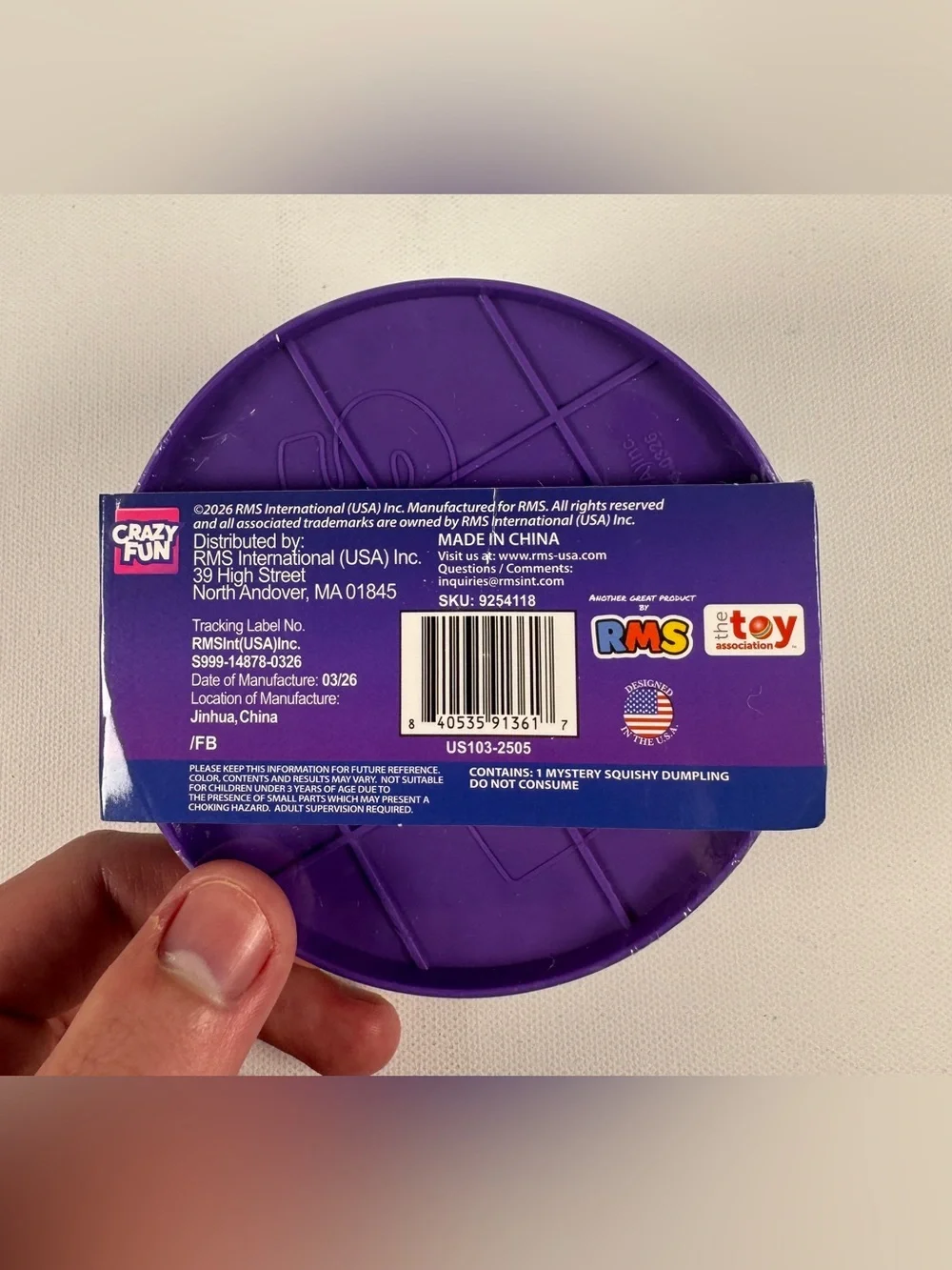 Crazy Fun Squishy Bun Galaxy Edition Original Mystery Dumpling x1  NEW Sealed